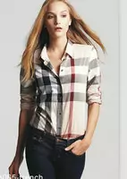 chemise burberry sport coton femmes 2013 france lady shirts blanc